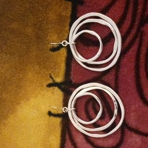 Beautiful Triple Ring Earrings